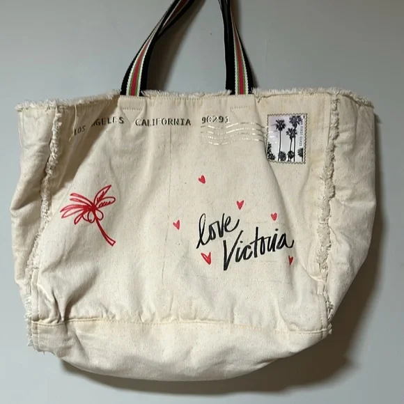Victoria’s Secret postcard tote bag. - Picture 2 of 3